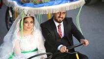 عروس وعريس في العراق (الأناضول)