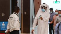 إجراءات وقائية خاصة بكورونا في قطر (كريم جعفر/ فرانس برس)