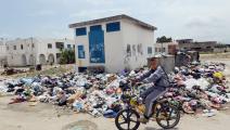لا يحتمل الوضع البيئي في بعض المدن التونسية (فتحي بلعيد/ فرانس برس)