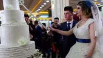 بذخ في مراسم وتكاليف الزواج في العراق (سافين حامد/ فرانس برس)