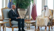 امير قطر ورئيس المجلي الأوروبي (قنا)