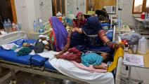 مرضى وملاريا في باكستان (أكرم شهيد/ فرانس برس)