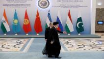 الرئيس الإيراني إبراهيم رئيسي خلال حضوره قمة منظمة شنغهاي/ الأناضول
