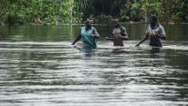 فيضان في نيجيريا هذا الشهر (فرانس برس)