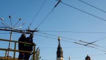 أوكرانيا/انقطاع الكهرباء في ميكولايف (فالنتين أوجيرينكو/رويترز)