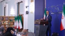  كنعاني يتحدث خلال مؤتمر صحافي في العاصمة طهران، 3 أكتوبر 2022 (فرانس برس)