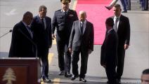 الرئيس اللبناني ميشال عون يغادر قصر بعبدا-حسين بيضون