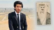 أحمد طالب الجبوري يهد لوحة الأمير الوالد على مساحة 22 ألف متر مربع لقطر