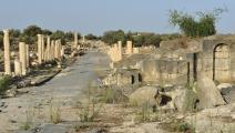 آثار رومانية في جدارا، أو أم قيس الواقعة في الأردن اليوم، مسقط رأس فيلوديموس (Getty)