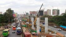 أعمال بناء في كينيا بتمويل صيني، أكتوبر 2020 (بونيفاس موثوني/Getty)