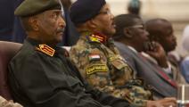 البرهان يحضر حفل توقيع الاتفاق الأخير بين العسكريين والمدنيين في السودان (محمود حجاج/الأناضول)