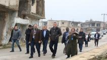 مفوض الأونروا خلال زيارته لسورية (موقع الأونروا)