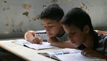 اللاجئون السوريين في مدارس لبنان (حسين بيضون/العربي الجديد)