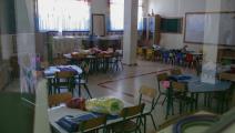 غرفة صف في مدرسة في لبنان (جوزيف عيد/ فرانس برس)