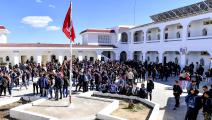 تلاميذ تونسيون في مدرسة في تونس (فتحي بلعيد/ فرانس برس)