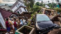 زلزال توبشوت بأندونيسيا (فرانس برس)