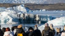 ذوبان الأنهار الجليدية يتسارع حول العالم (جورج مانتيلا/ Getty)
