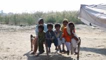 باتوا لاجئين بفعل فيضانات باكستان (محمد سميح أوغورلا/ الأناضول)