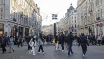 شارع أوكسفورد ستريت في لندن، أشهر شوارع التسوق في بريطانيا (getty)