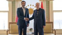 أمير قطر يلتقي الرئيس التركي رجب طيب أردوغان (تويتر/ الديوان الأميري)