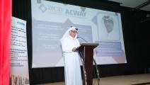 رئيس مجلس إدارة مركز الدوحة الدولي للحوار بين الأديان إبراهيم صالح النعيمي في قطر (قنا)