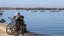 يعيش ذوو الإعاقات في غزة أياماً سيئة (محمد الحجار)