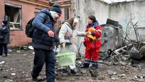 دمار الحرب يتواصل في أوكرانيا (getty)