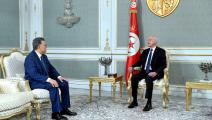 لقاء سعيّد برئيس البرلمان التونسي الجديد (فيسبوك)