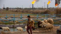 الغاز المصاحب للنفط يلوث هواء العراق (getty)