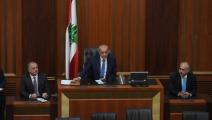 رئيس مجلس النواب اللبناني نبيه بري-حسين بيضون