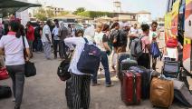 يريد سوريون كثيرون مغادرة السودان (فرانس برس)