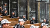 من المحاكمات ضد الإخوان بالقاهرة، يوليو 2018 (خالد دسوقي/فرانس برس)