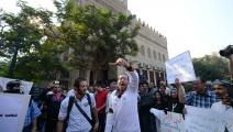 تكررت اعتداءات أفراد الشرطة على أطباء مصر (خالد دسوقي/فرانس برس)