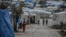 الأوضاع في مخيمات النزوح السورية كارثية (عز الدين قاسم/الأناضول)
