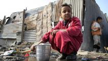 أطفال وتلوث مياه في العراق (وسيم العكيلي/ فرانس برس)