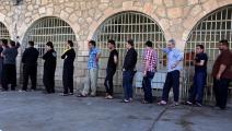 سجناء في سجن في العراق (سفين حميد/ فرانس برس)