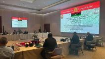 اجتماع لجنة "6+6" الليبية في المغرب (الأناضول)