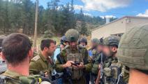 جيش الاحتلال يجري تقييما قرب مكان عملية "عيلي" في الضفة (تويتر)