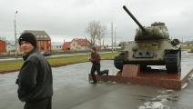 النصب التذكاري لمعركة الدبابات الحاسمة في الحرب العالمية الثانية في كورسك (سكوت بيترسون/ Getty)