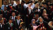 متخرجون قد يصبحون معيدين بلا حقوق (عبد الله دوما/ فرانس برس)