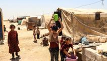 تفتقد مخيمات إدلب للرعاية الصحية (عز الدين قاسم/ الأناضول)