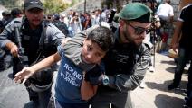 يتكرر اعتقال الأطفال الفلسطينيين بشكل شبه يومي (أحمد غرابلي/ فرانس برس)