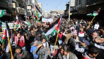 احتجاجات ضد التقشف في العاصمة الأردنية عمان (getty)