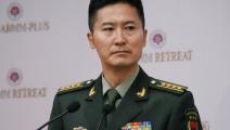 المتحدث باسم وزارة الدفاع الصينية الكولونيل تان كيفي (هينغ سينيث/أسوشييتد برس)