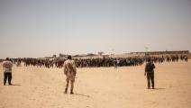 حدود النيجر مع الجزائر، مارس الماضي (ستانيسلاس بوييه/فرانس برس)