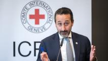 المدير العام للجنة الدولية للصليب الأحمر روبير مارديني (فابريس كوفريني/ فرانس برس)