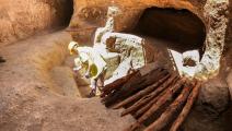 مزيد من الاكتشافات المفاجئة في مدينة سراييني تحت الأرض (سيرهات سيتينكايا/ الأناضول)
