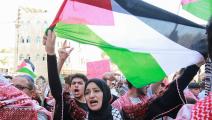 عدم للفلسطينيين من عمان (خليل مزرعاوي/ فرانس برس)