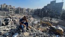 العدوان الإسرائيلي على غزة (محمد المصري/ رويترز)