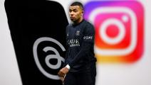 REIMS, FRANCE - NOVEMBER 11: Kylian Mbappe of PSG looks on during the Ligue 1 Uber Eats match between Stade de Reims and Paris Saint-Germain at Stade Auguste Delaune on November 11, 2023 in Reims, France. (Photo by Franco Arland/Getty Images)